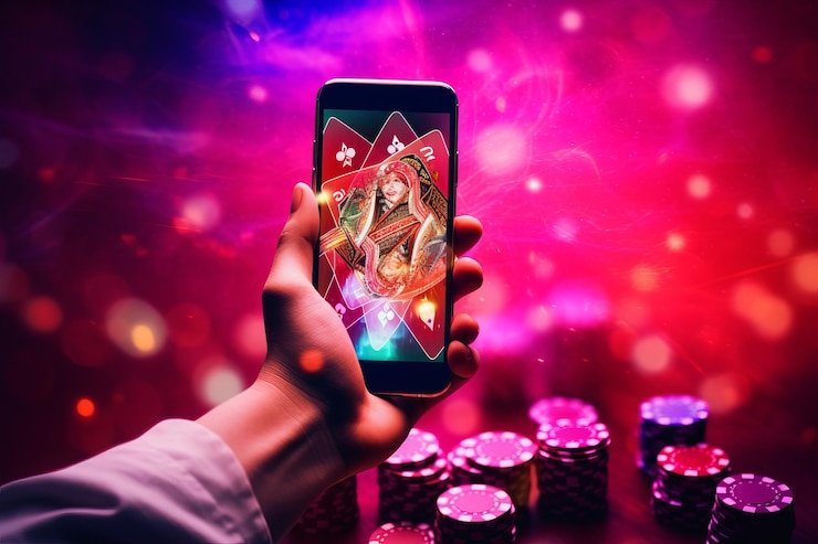 ninjajago slot mobile app interface showing live blackjack table on smartphone screen
